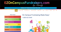 Desktop Screenshot of ezoncampusfundraisers.com